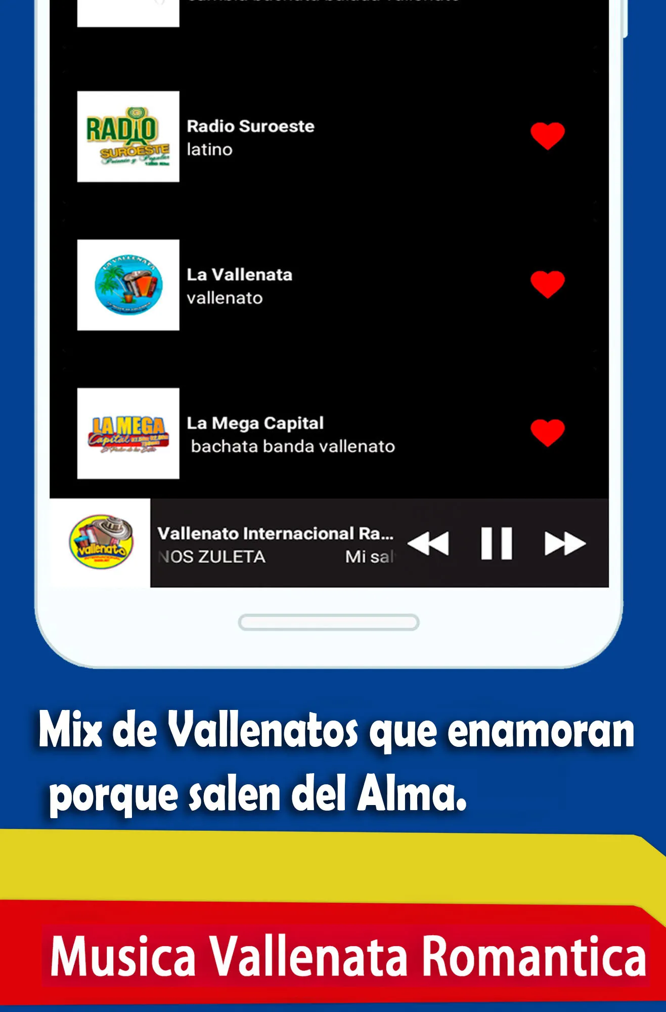 Musica Vallenata | Indus Appstore | Screenshot