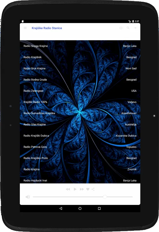 Krajiske Radio Stanice 2.0 | Indus Appstore | Screenshot