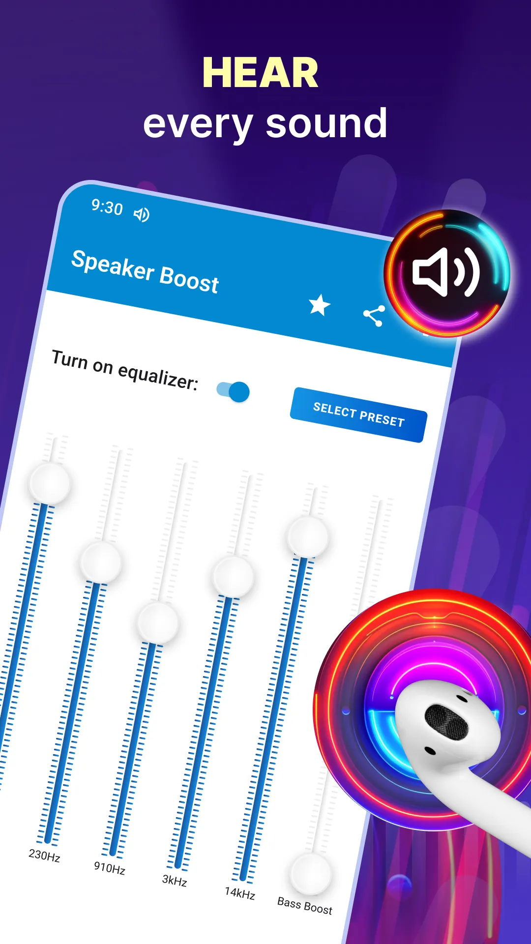 Sound Booster・Increase Volume | Indus Appstore | Screenshot