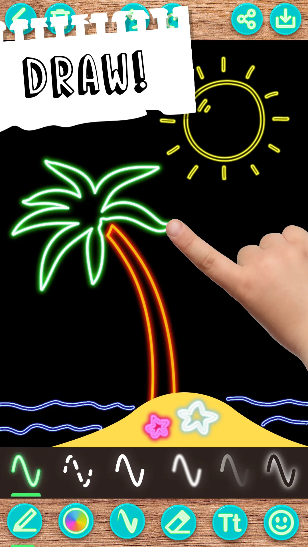 Draw Doodle - Kids drawing | Indus Appstore | Screenshot