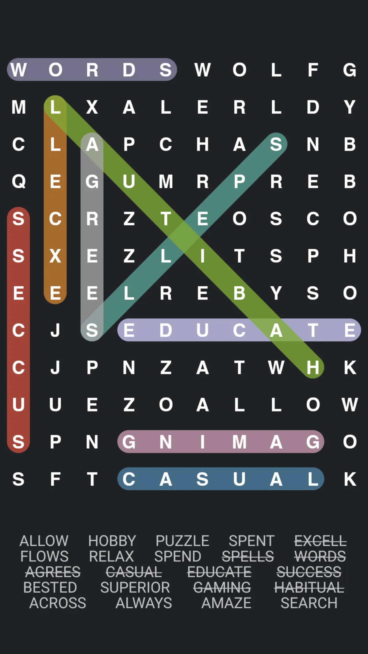 Word Search | Indus Appstore | Screenshot