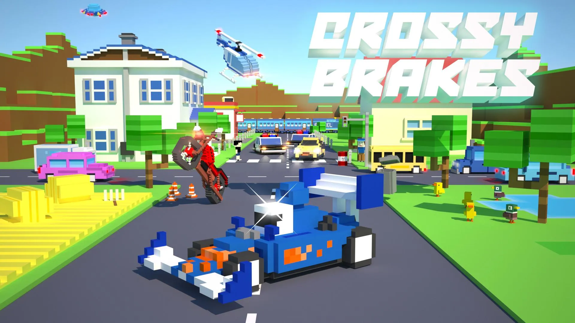 Crossy Brakes: Blocky Road Fun | Indus Appstore | Screenshot