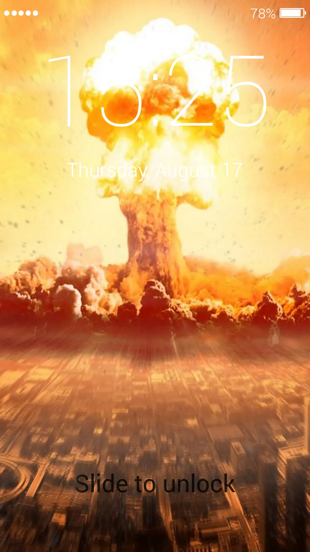 Nuclear Bomb Wallpapers & Lock | Indus Appstore | Screenshot