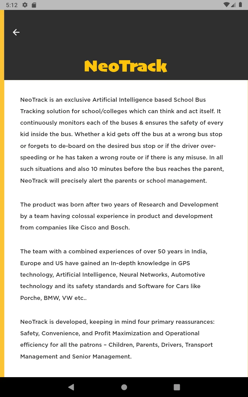 NeoTrack - Employee BusTracker | Indus Appstore | Screenshot