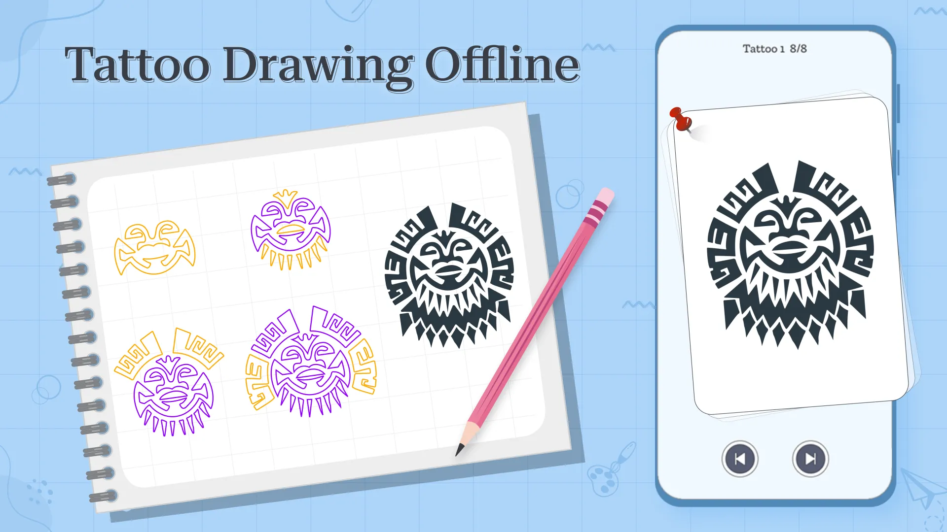 How To Draw Tattoos Offline | Indus Appstore | Screenshot