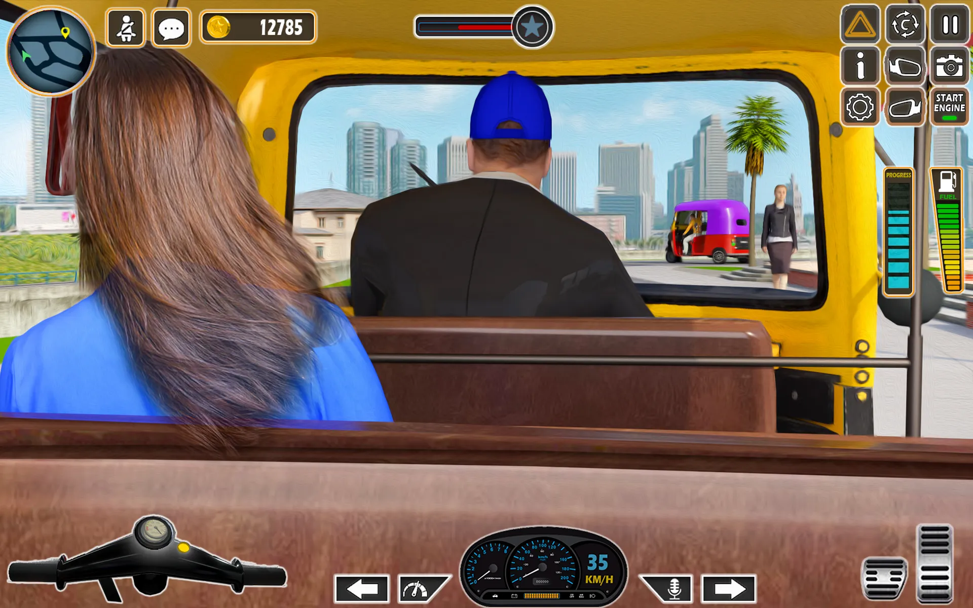 Modern Rickshaw Driver Game 3D | Indus Appstore | Screenshot