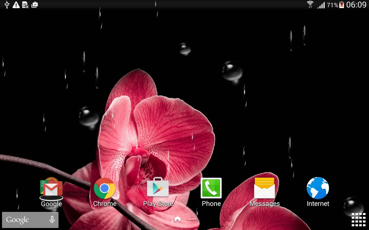 Orchids Live Wallpaper | Indus Appstore | Screenshot