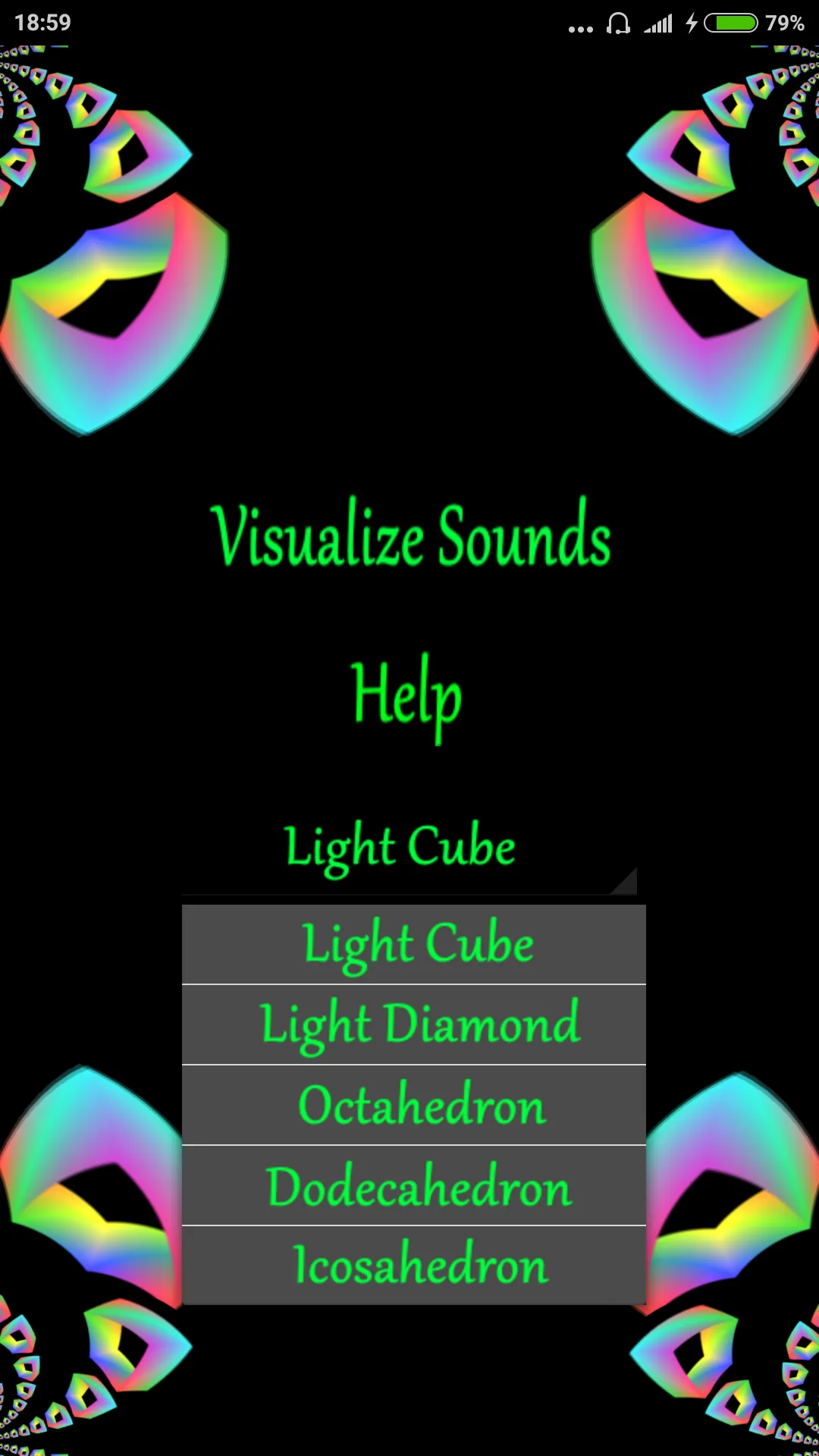 Visual Sounds 3D Visualizer | Indus Appstore | Screenshot