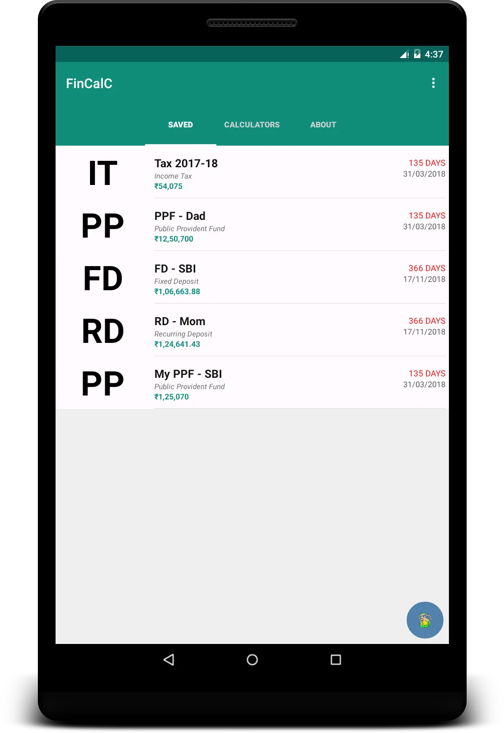 Income Tax Calculator-FinCalC | Indus Appstore | Screenshot