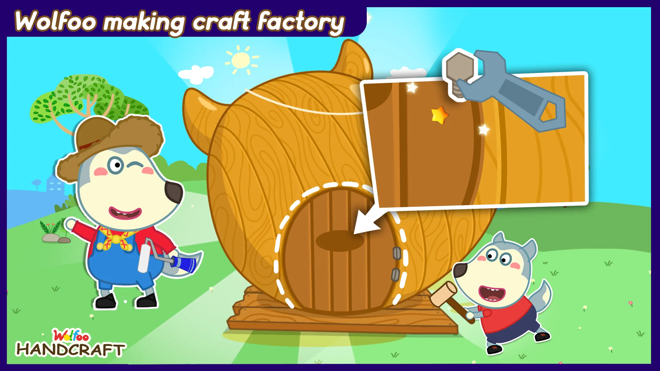 Wolfoo Making Crafts -Handmade | Indus Appstore | Screenshot