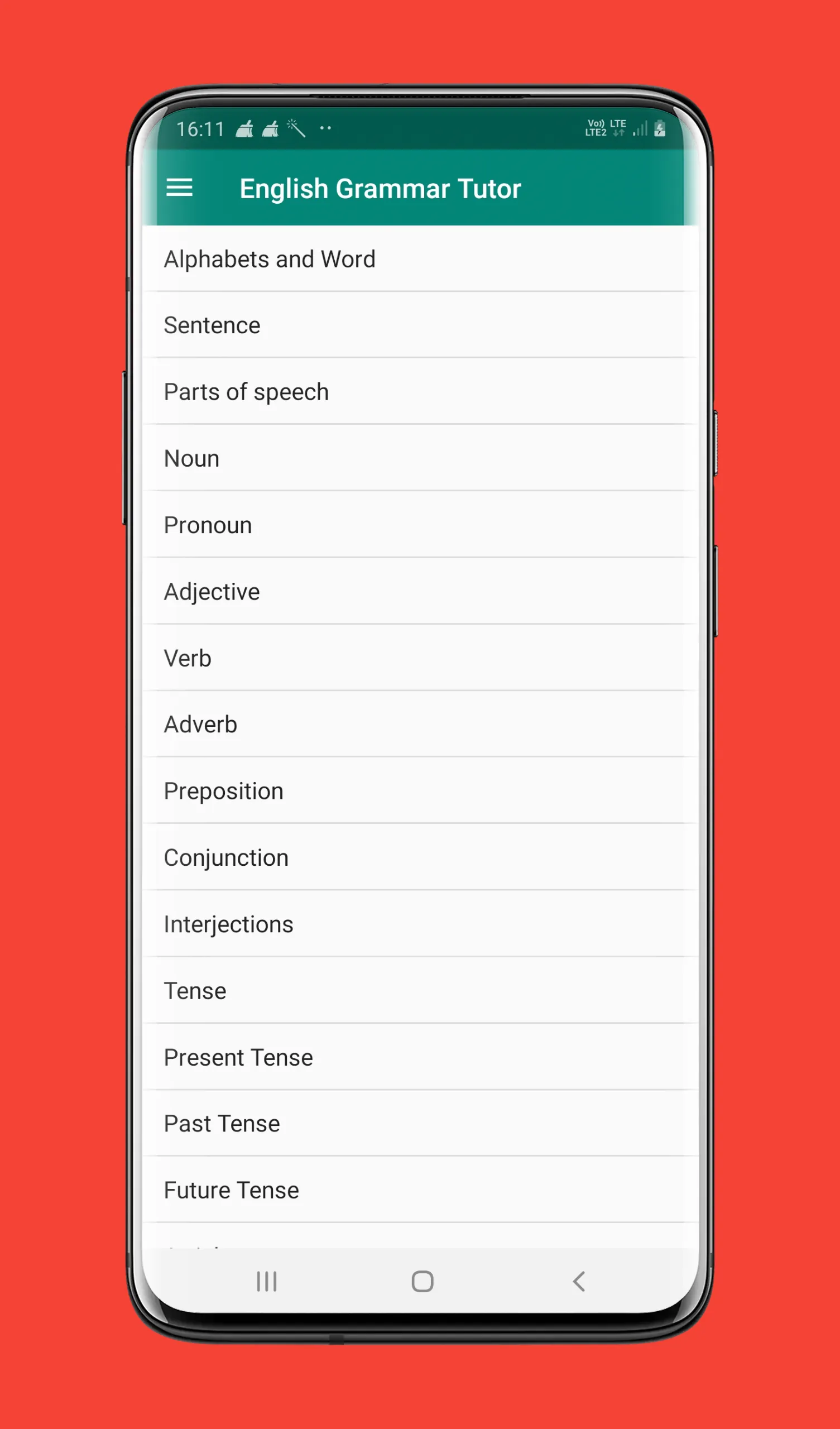 English Grammar Tutor in Benga | Indus Appstore | Screenshot