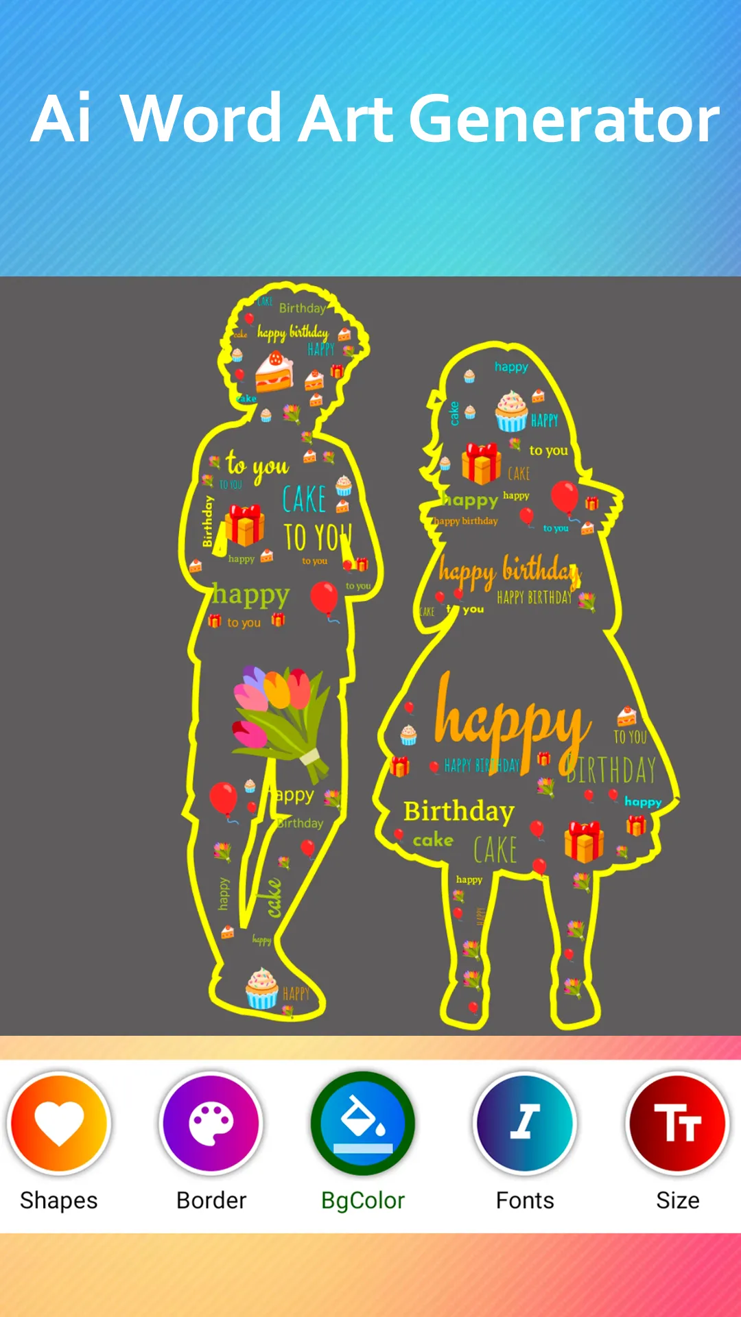 Word Cloud Ai Art Generator | Indus Appstore | Screenshot