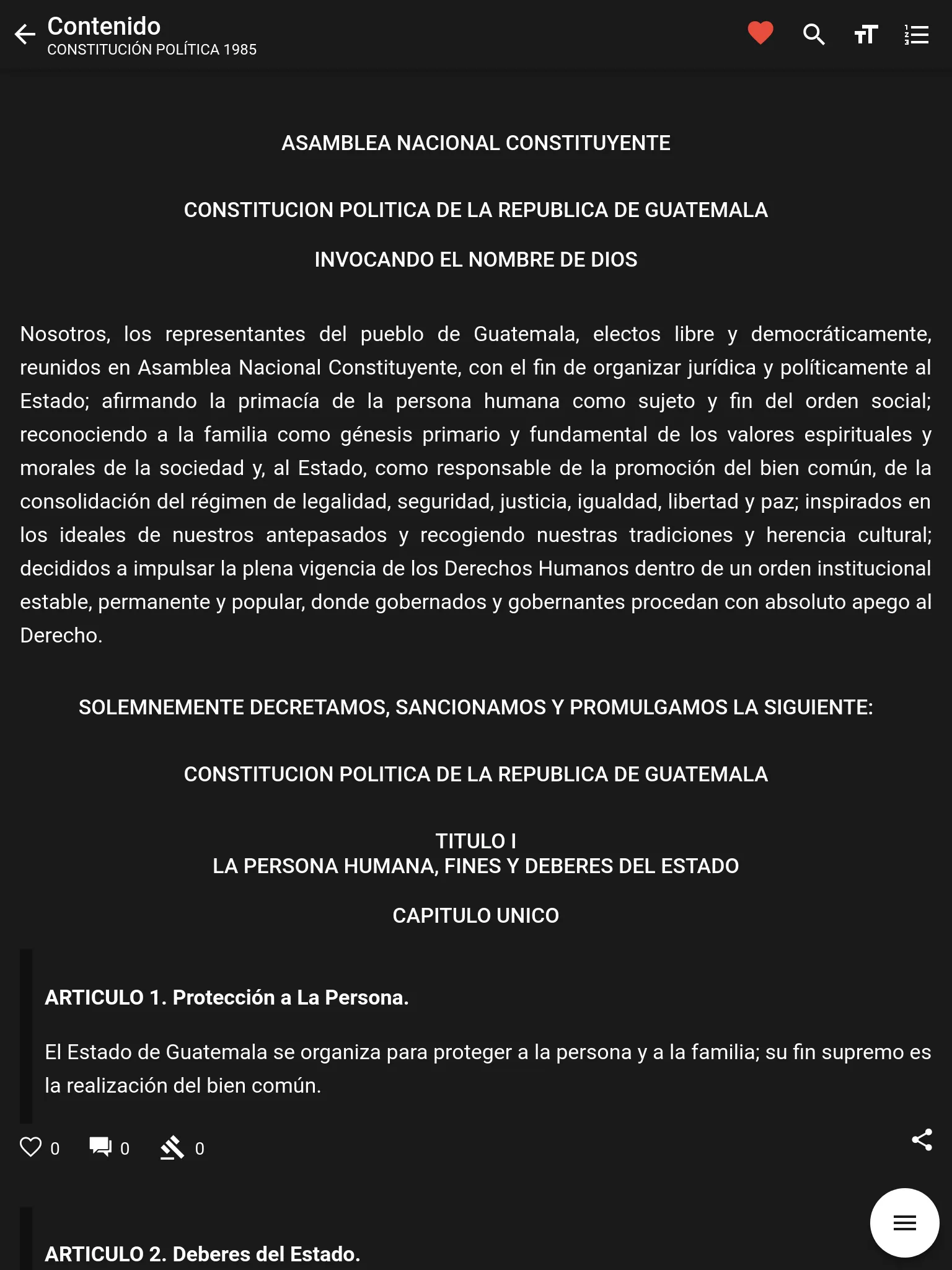 Juris - Leyes de Guatemala | Indus Appstore | Screenshot