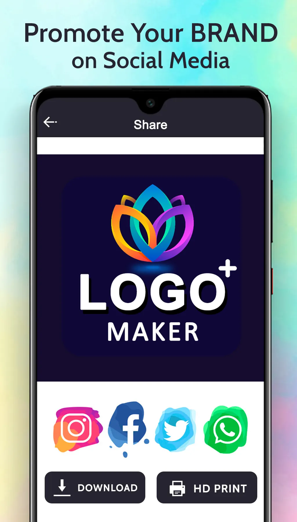 Logo Maker Free logo designer, | Indus Appstore | Screenshot