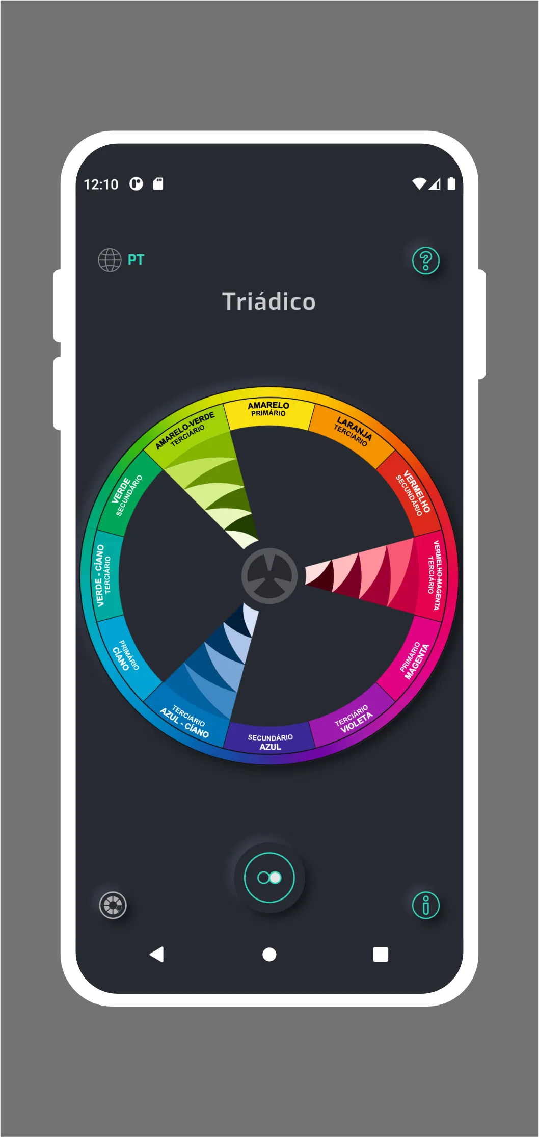 CMY Color Wheel | Indus Appstore | Screenshot