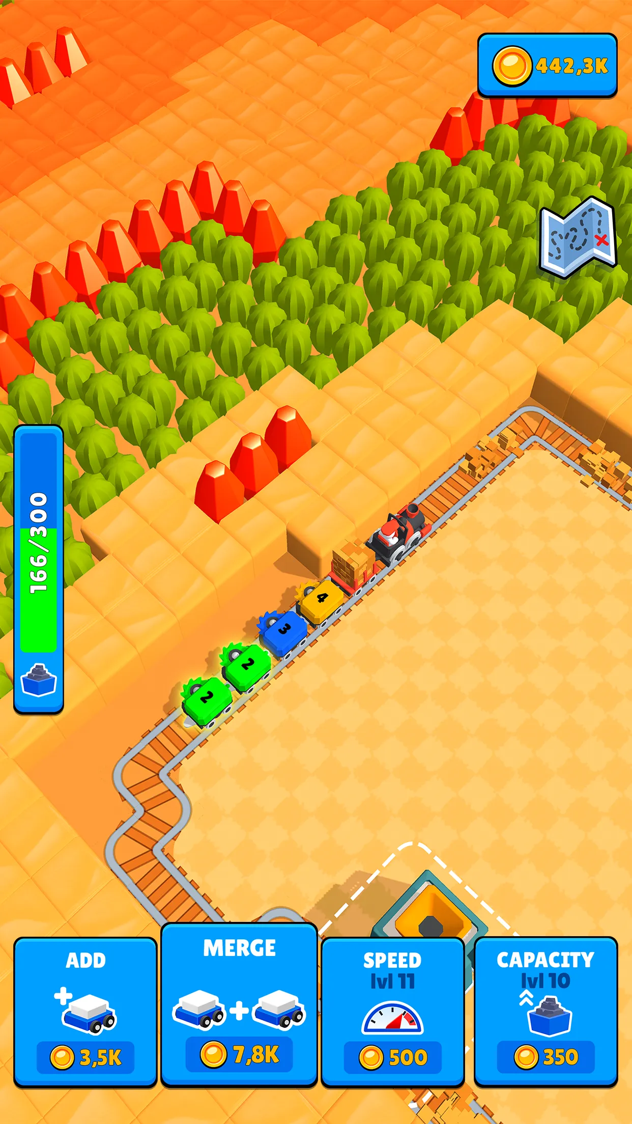 Train Miner: Idle Railway Game | Indus Appstore | Screenshot