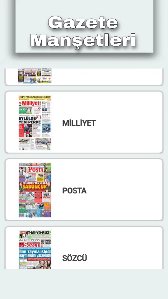 Gazete Manşetleri | Indus Appstore | Screenshot