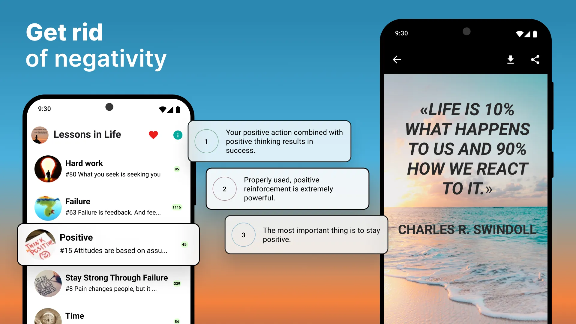 Lessons in Life Quotes | Indus Appstore | Screenshot