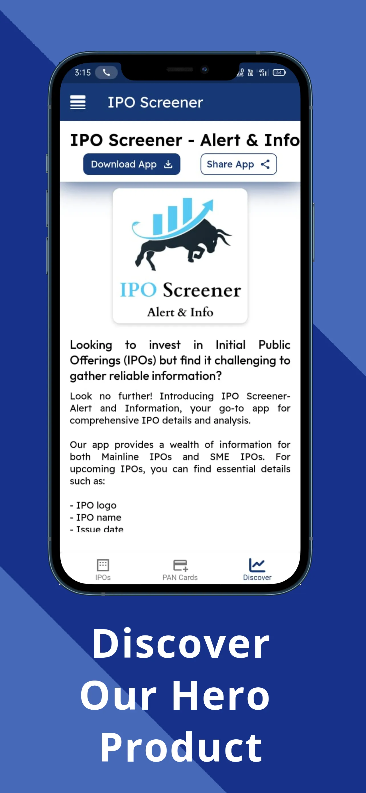 IPO Allotment Screener & Alert | Indus Appstore | Screenshot