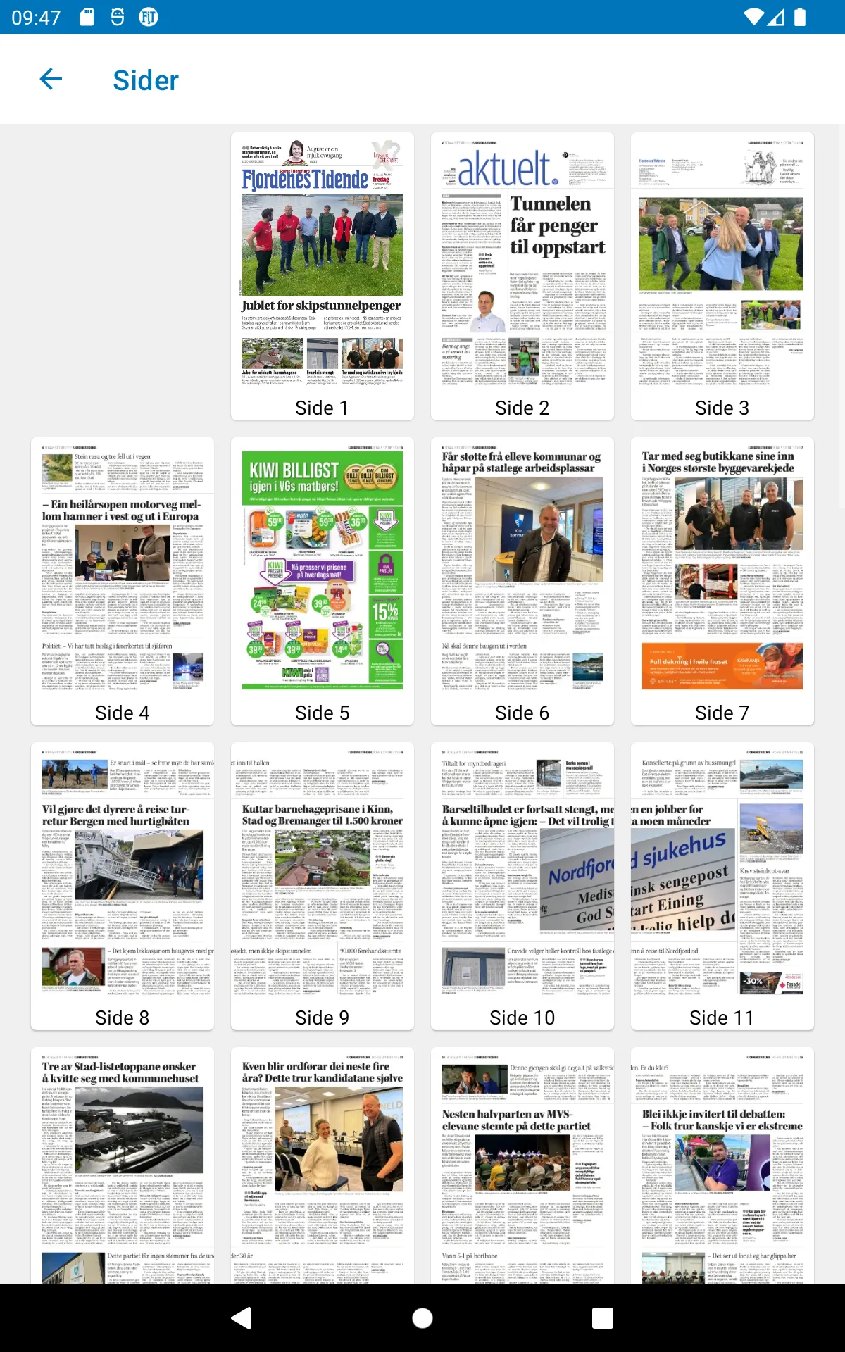 Fjordenes Tidende eAvis | Indus Appstore | Screenshot
