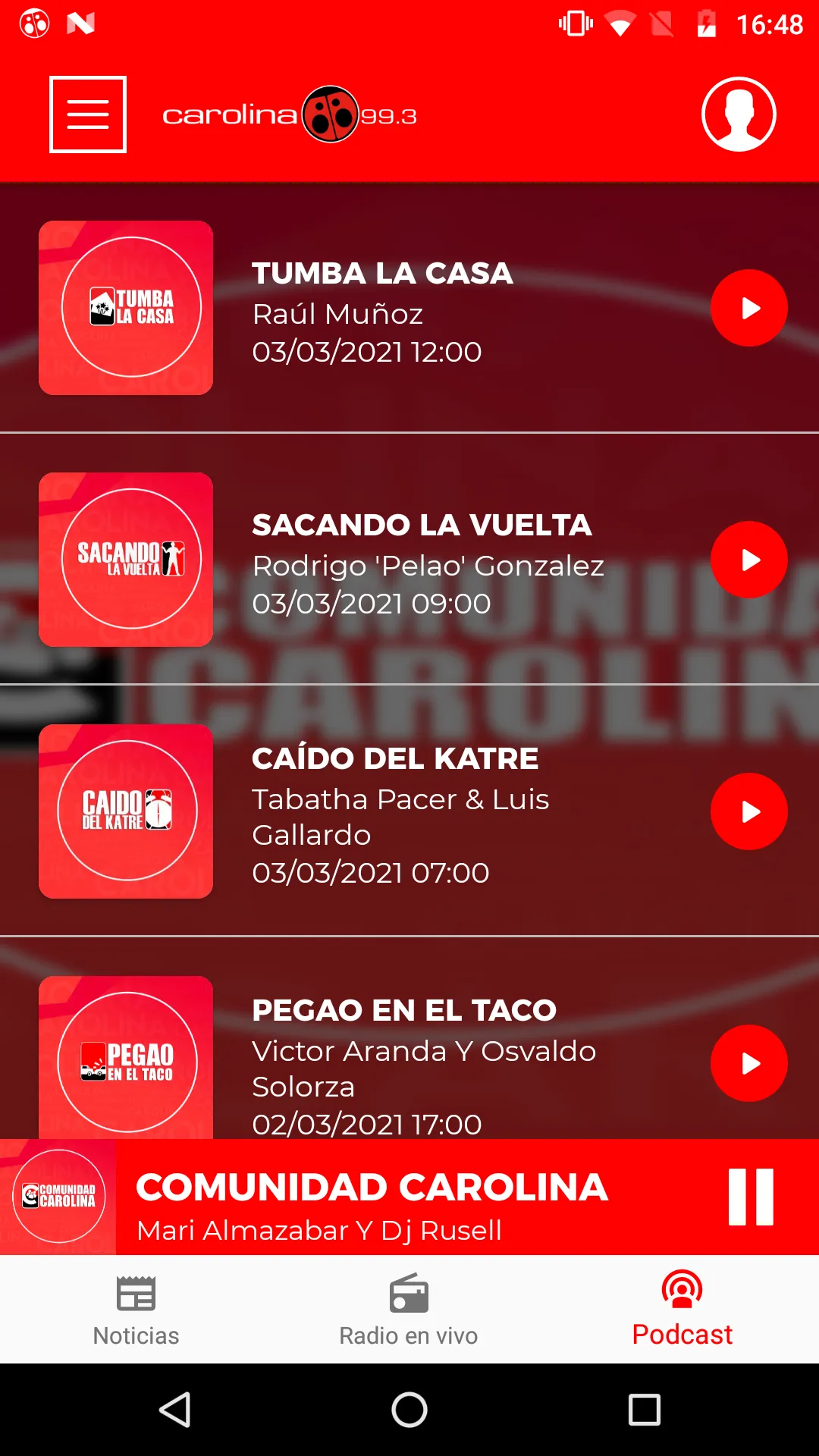 Radio Carolina 99.3 | Indus Appstore | Screenshot