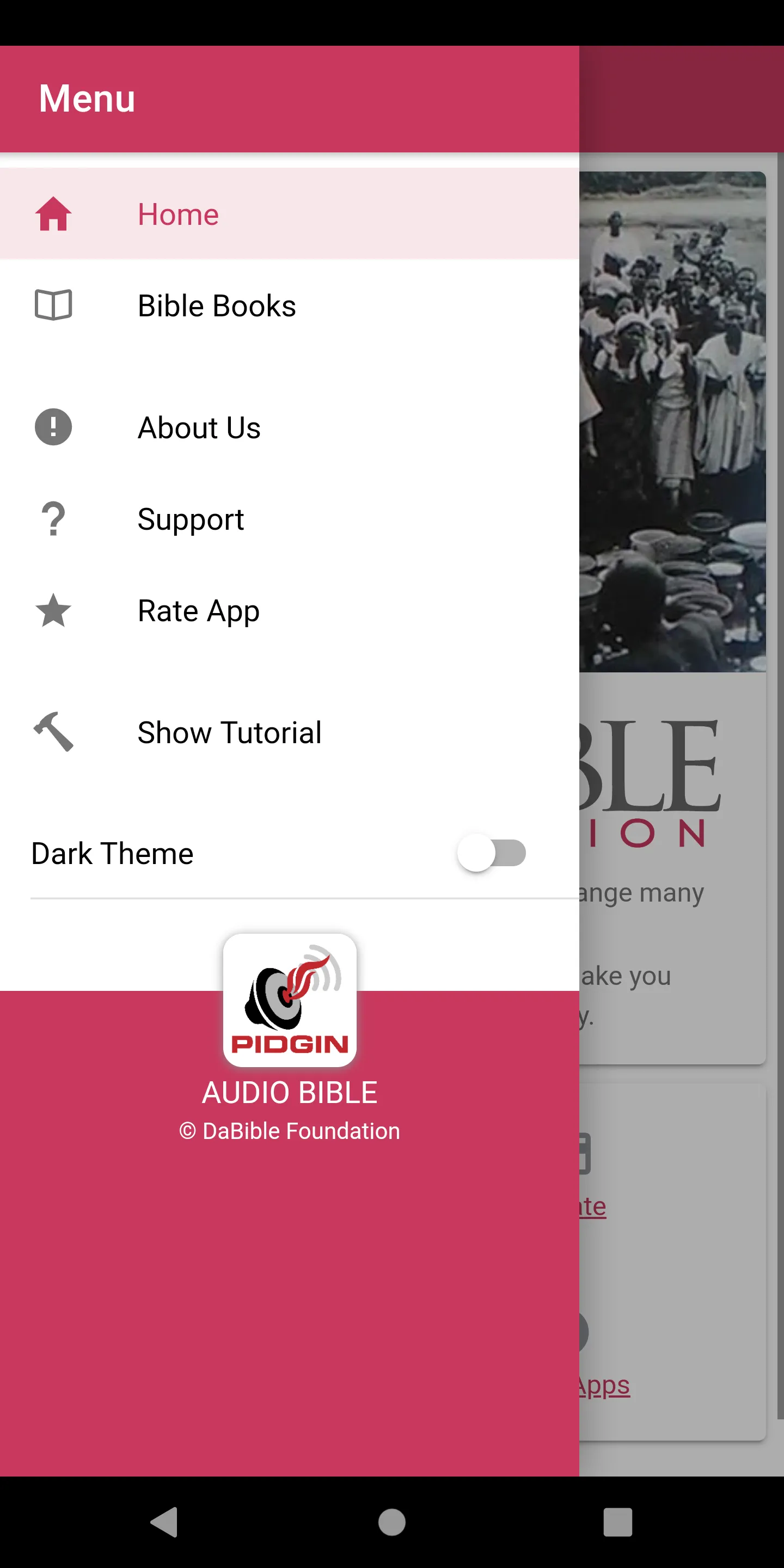 Pidgin Audio Bible | Indus Appstore | Screenshot