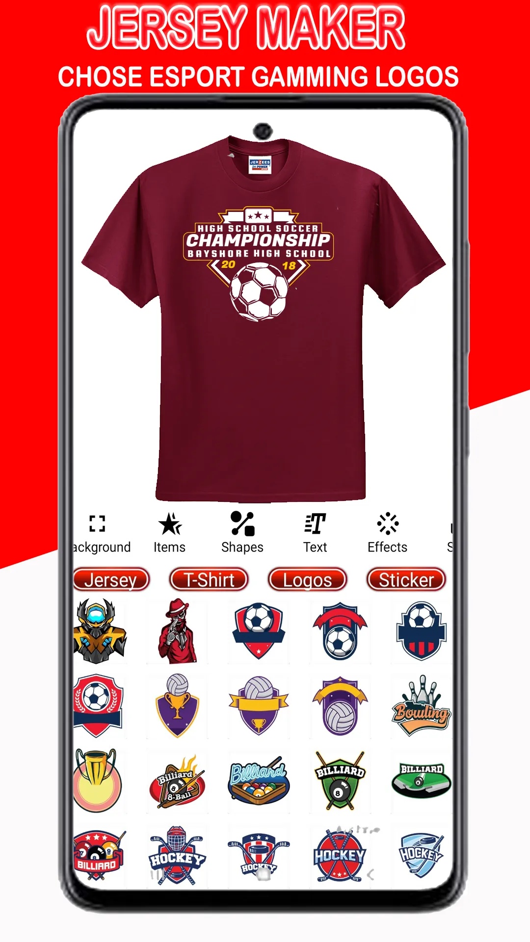 Jersey Maker Esports Gamer Art | Indus Appstore | Screenshot