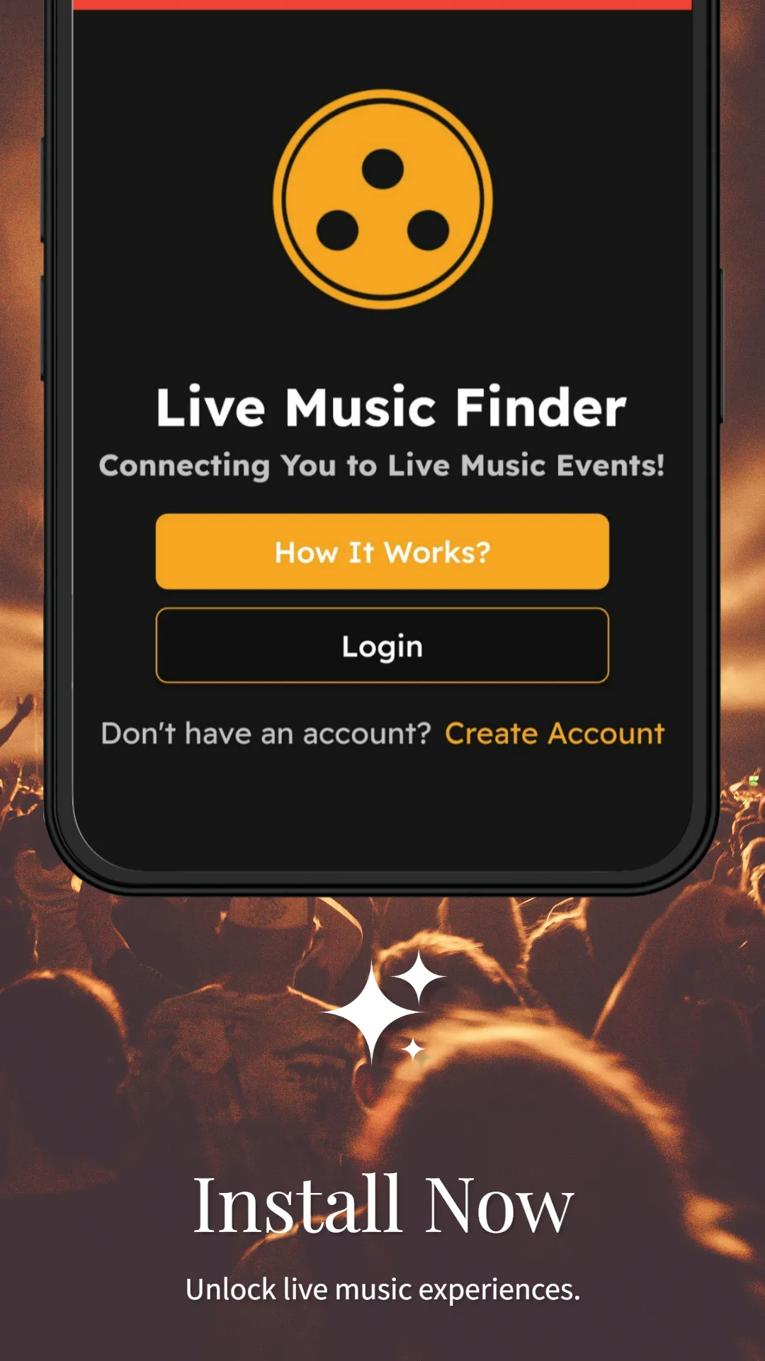 Live Music Finder | Indus Appstore | Screenshot