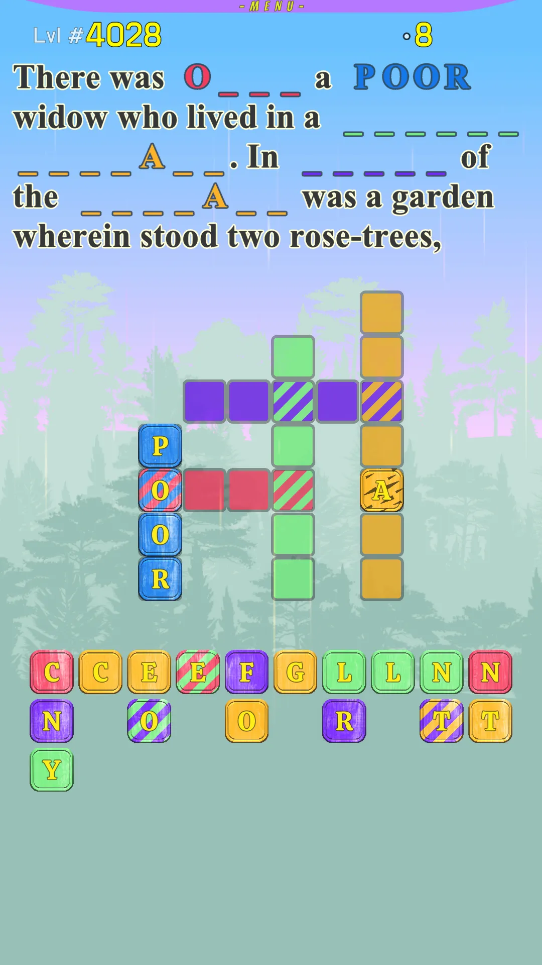 Grimms' Fairy Tales Crossword | Indus Appstore | Screenshot