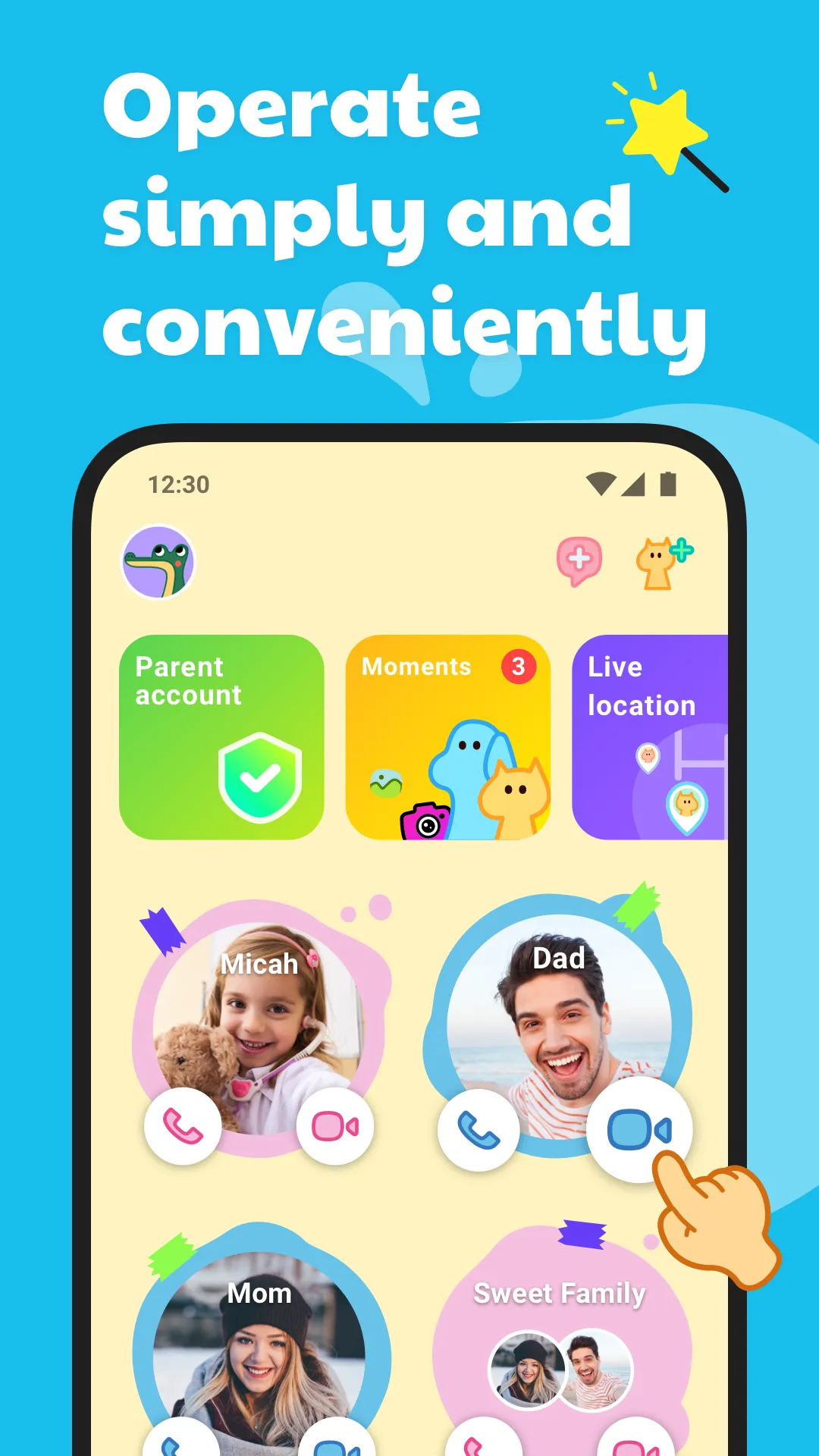 JusTalk Kids - Safe Messenger | Indus Appstore | Screenshot