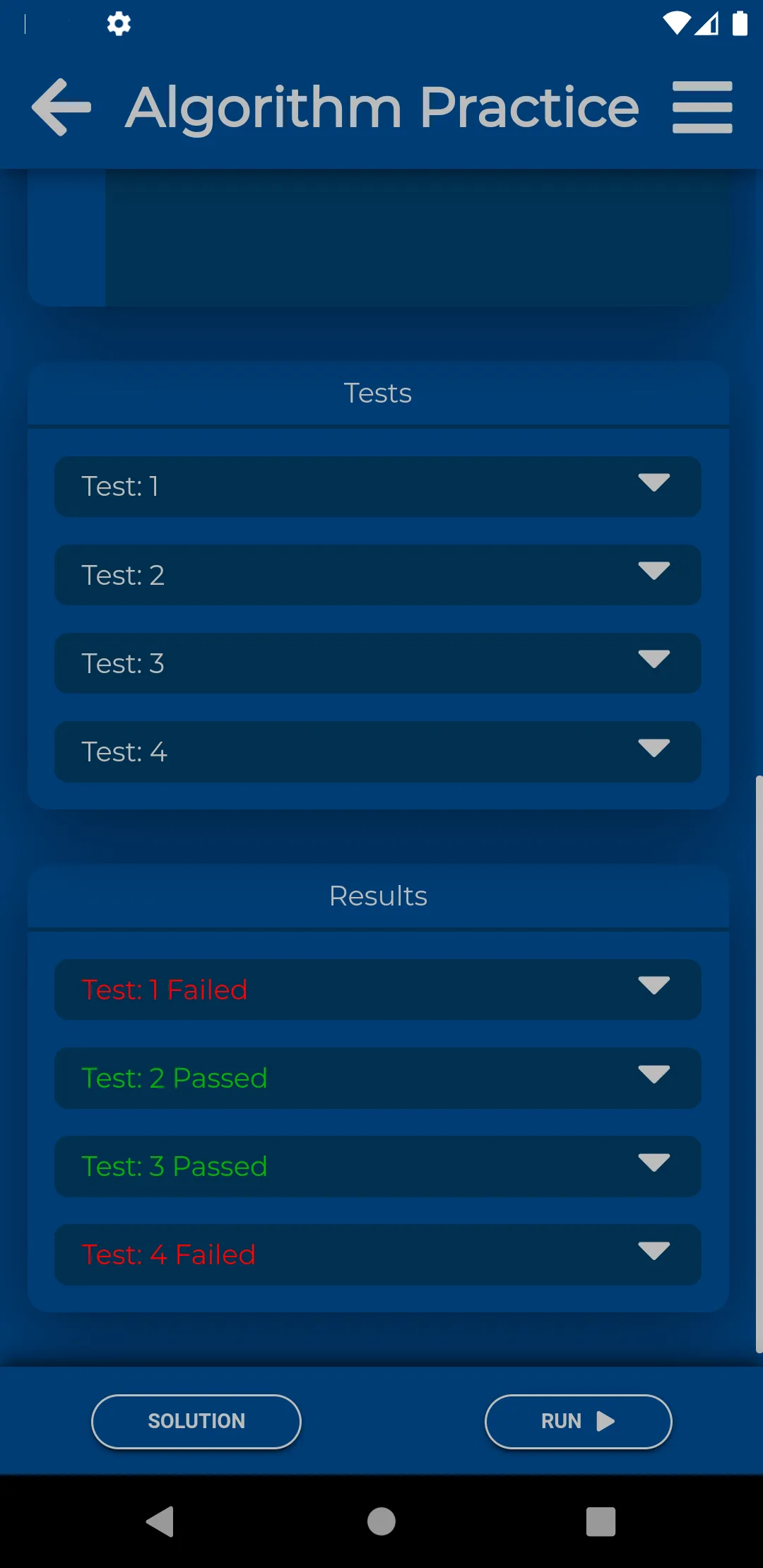 Algorithm Practice | Indus Appstore | Screenshot