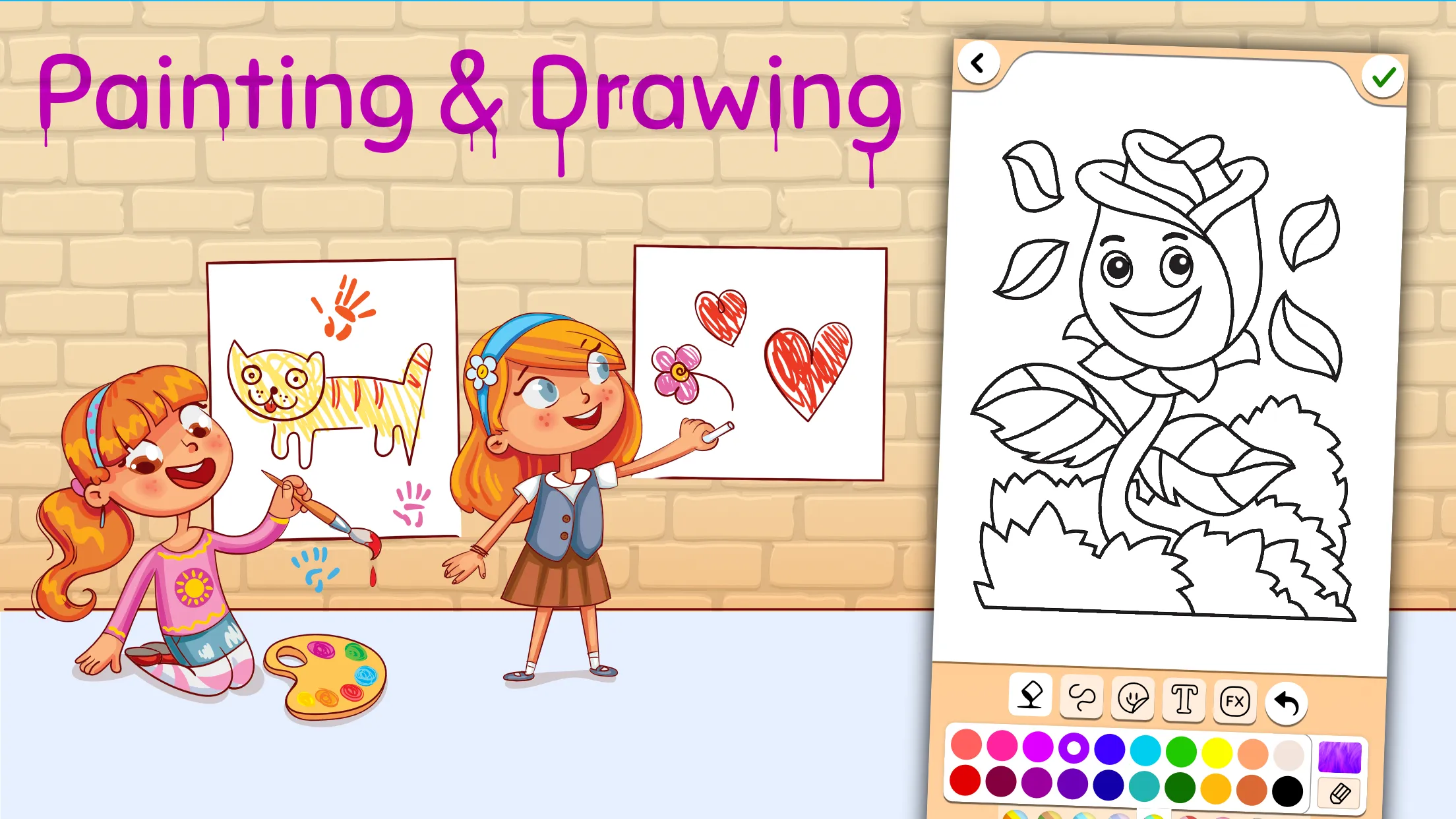 Painting and drawing game | Indus Appstore | Screenshot