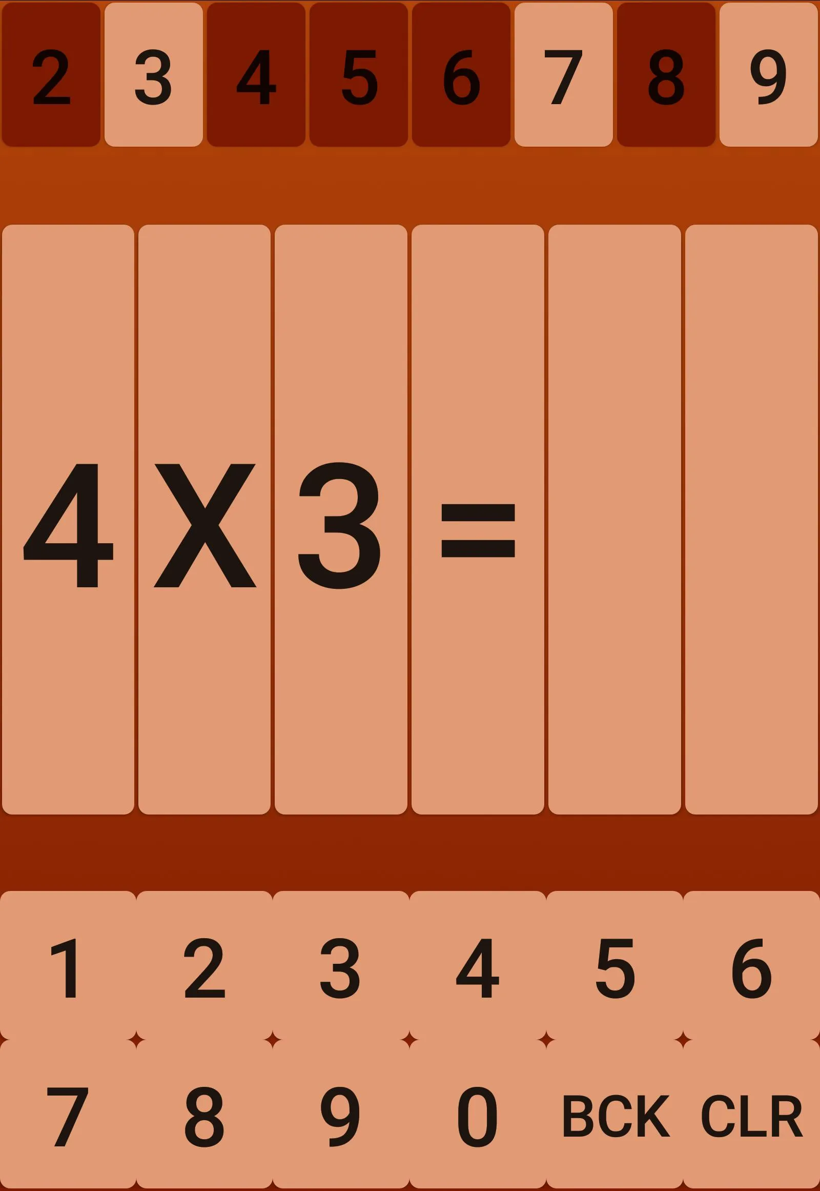 Multiplication Tables | Indus Appstore | Screenshot