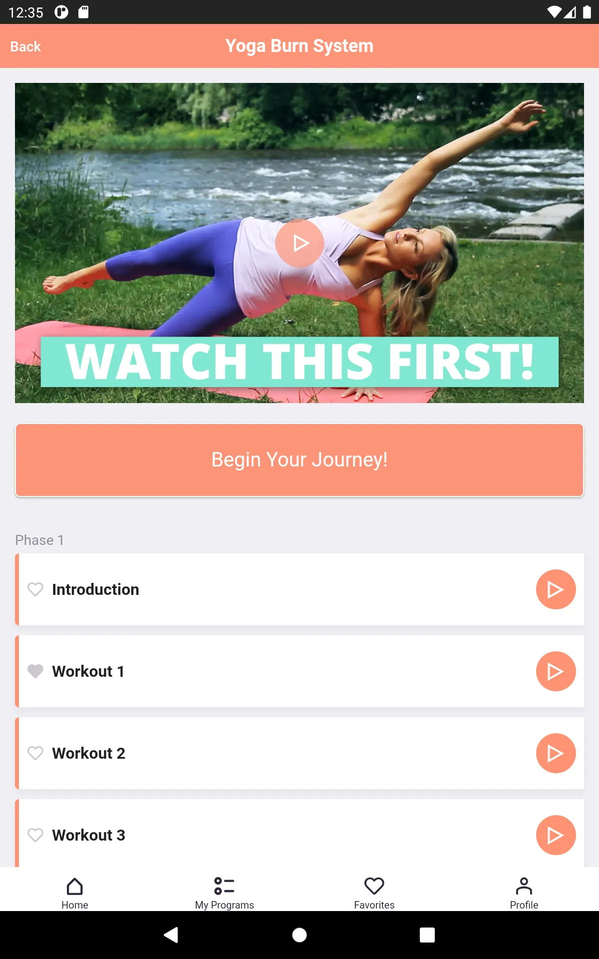 Yoga Burn App | Indus Appstore | Screenshot