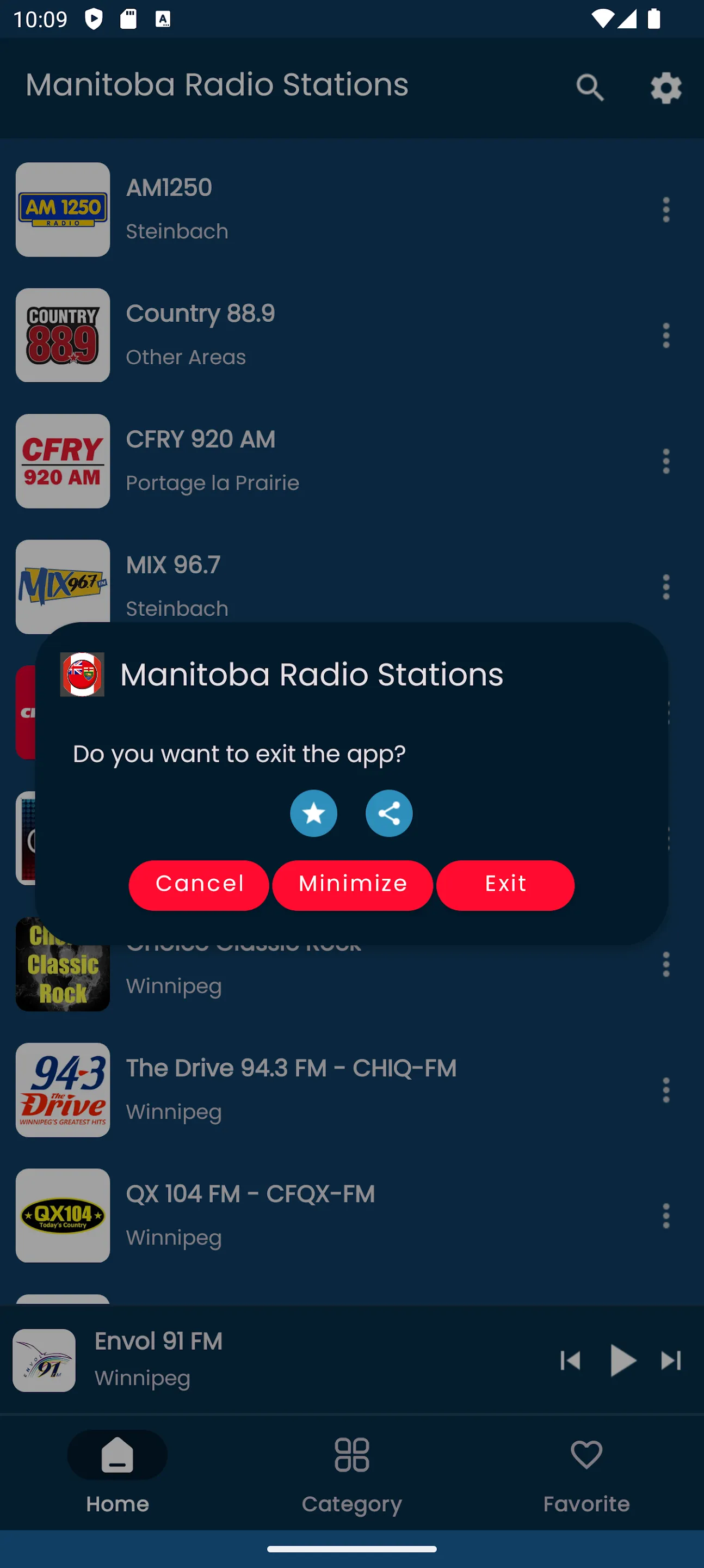 Radios from Manitoba | Indus Appstore | Screenshot