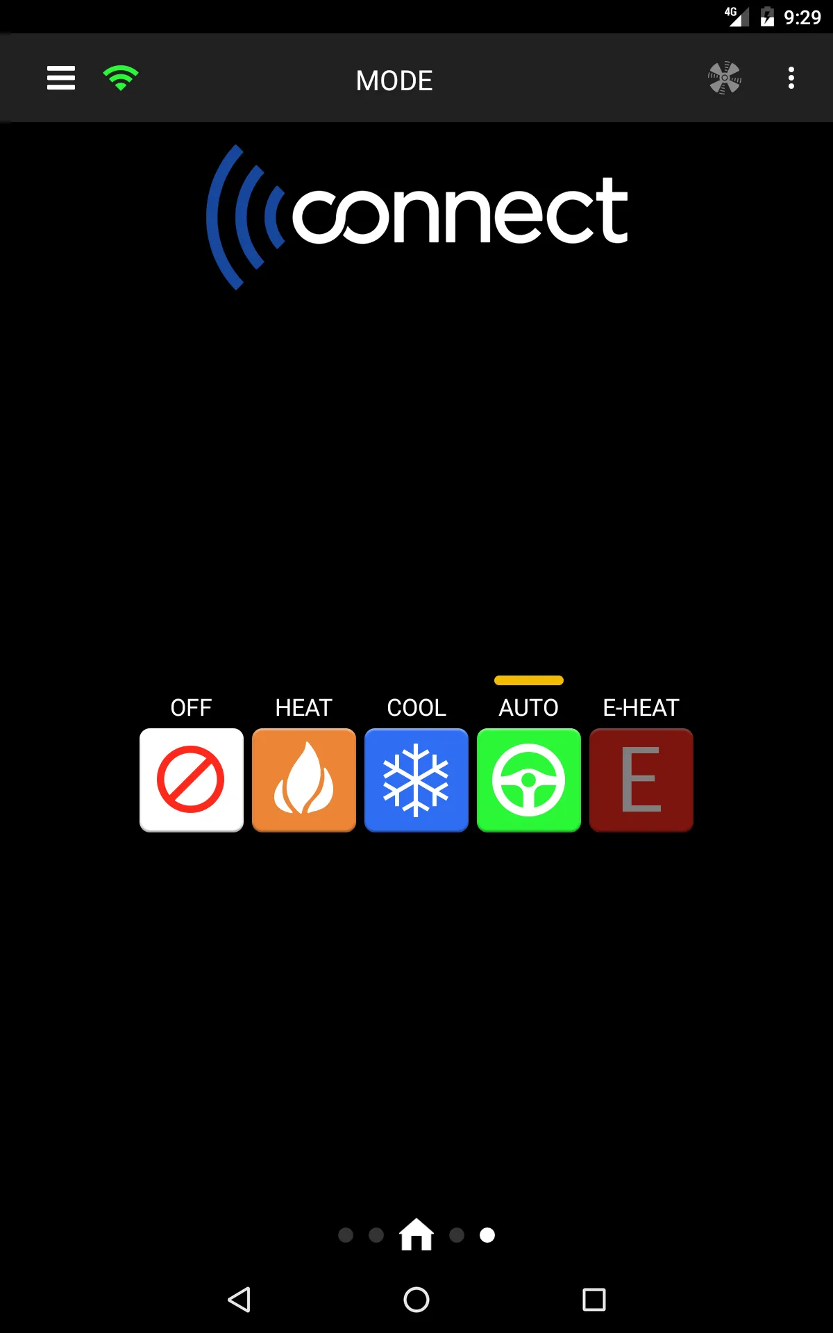 Carrier Connect Thermostat | Indus Appstore | Screenshot