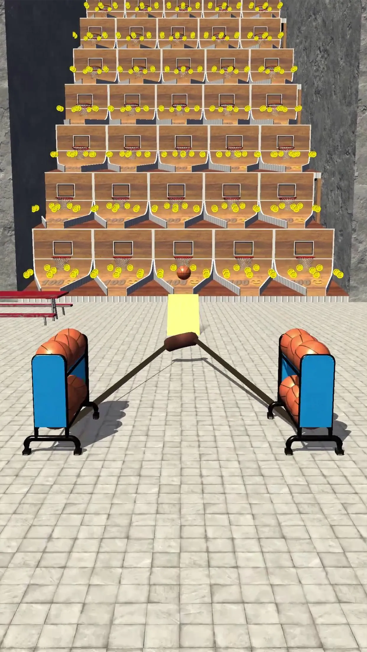 Slingshot Basketball! | Indus Appstore | Screenshot