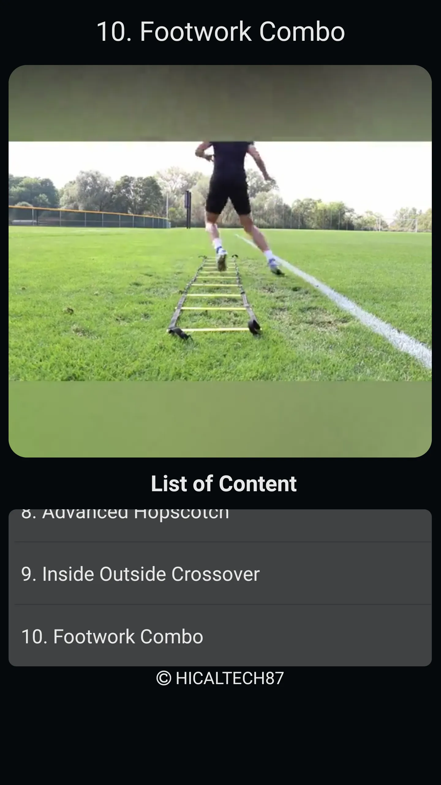 Fast Footwork Ladder Drills | Indus Appstore | Screenshot