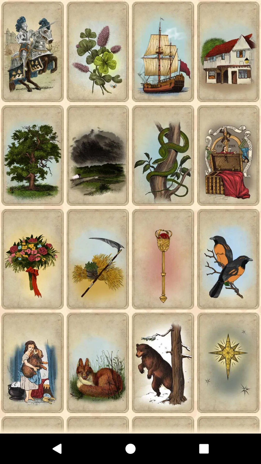 Lenormand Love Tarot | Indus Appstore | Screenshot