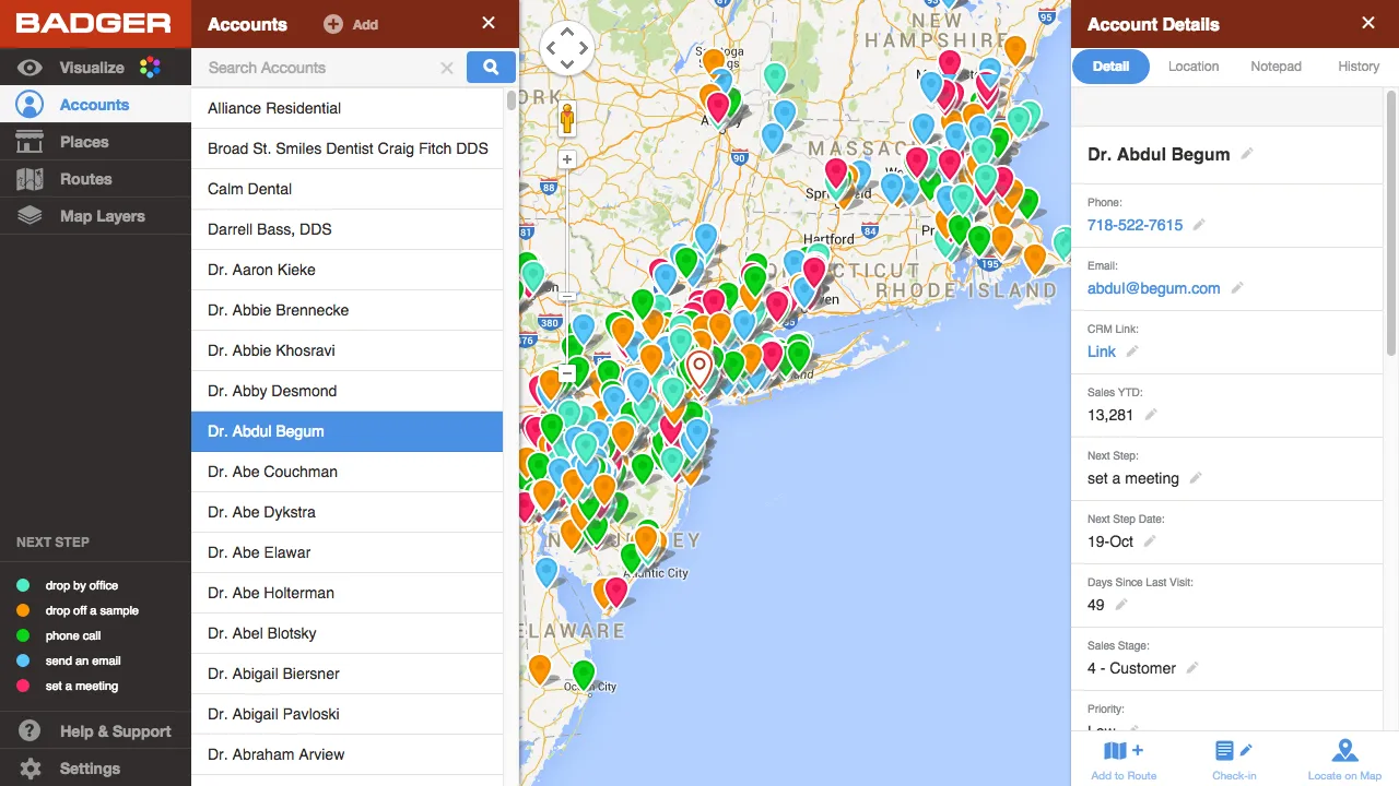 Badger Maps - Sales Routing | Indus Appstore | Screenshot