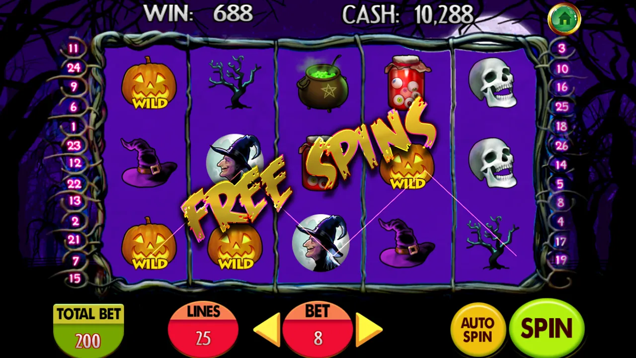 Halloween Slots Mania Deluxe | Indus Appstore | Screenshot