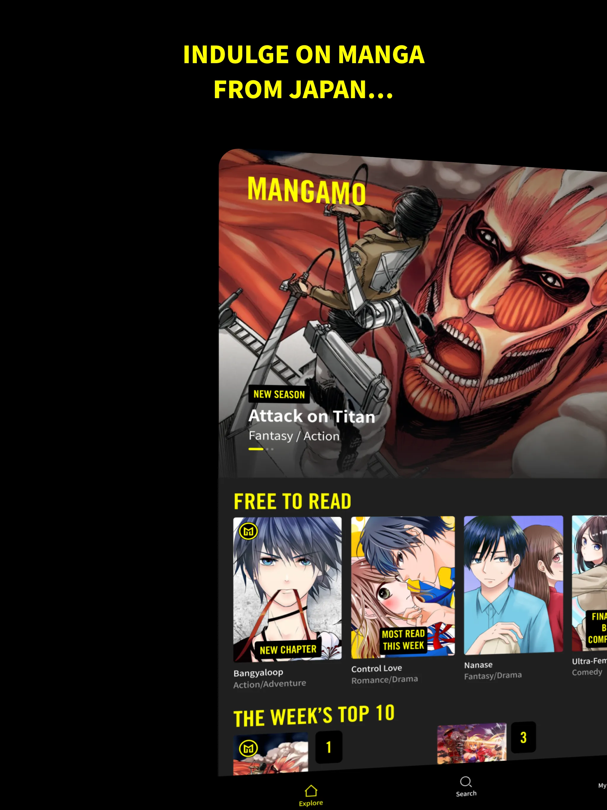 Mangamo Manga & Comics | Indus Appstore | Screenshot