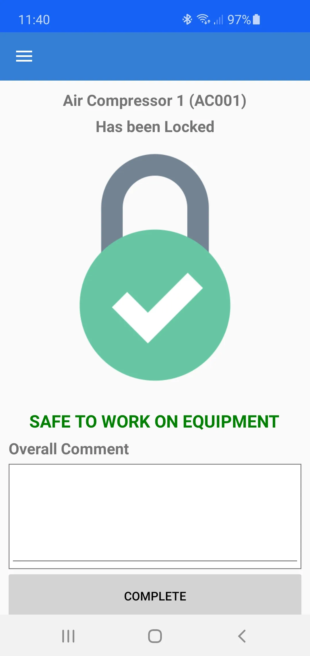 IMEC Lockout Tagout | Indus Appstore | Screenshot