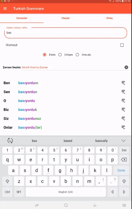 Turkish Grammars | Indus Appstore | Screenshot