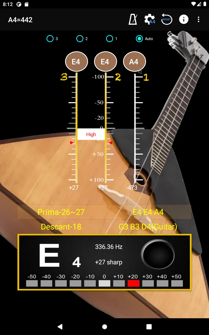 Balalaika Tuner & Metronome | Indus Appstore | Screenshot