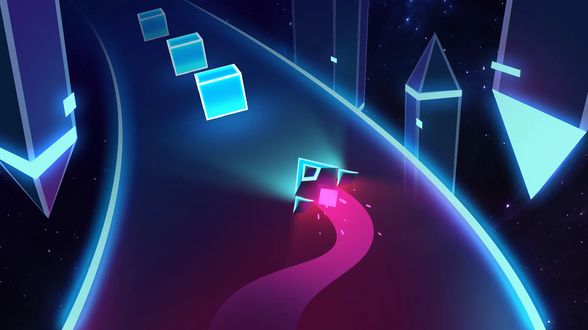 Beat Rush: Cyber Neon Rhythm | Indus Appstore | Screenshot