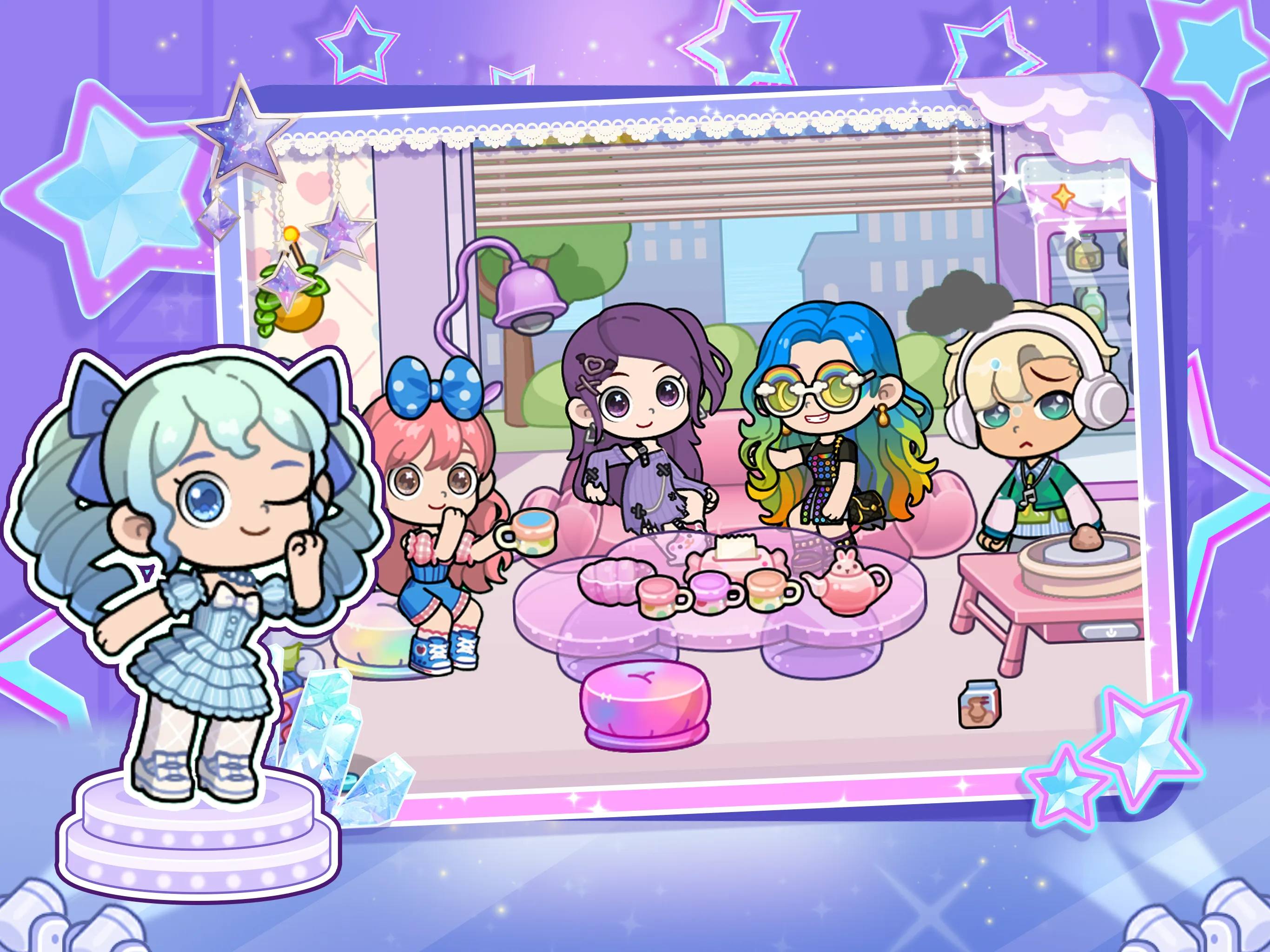 Sparkle City:Super Idols Life | Indus Appstore | Screenshot