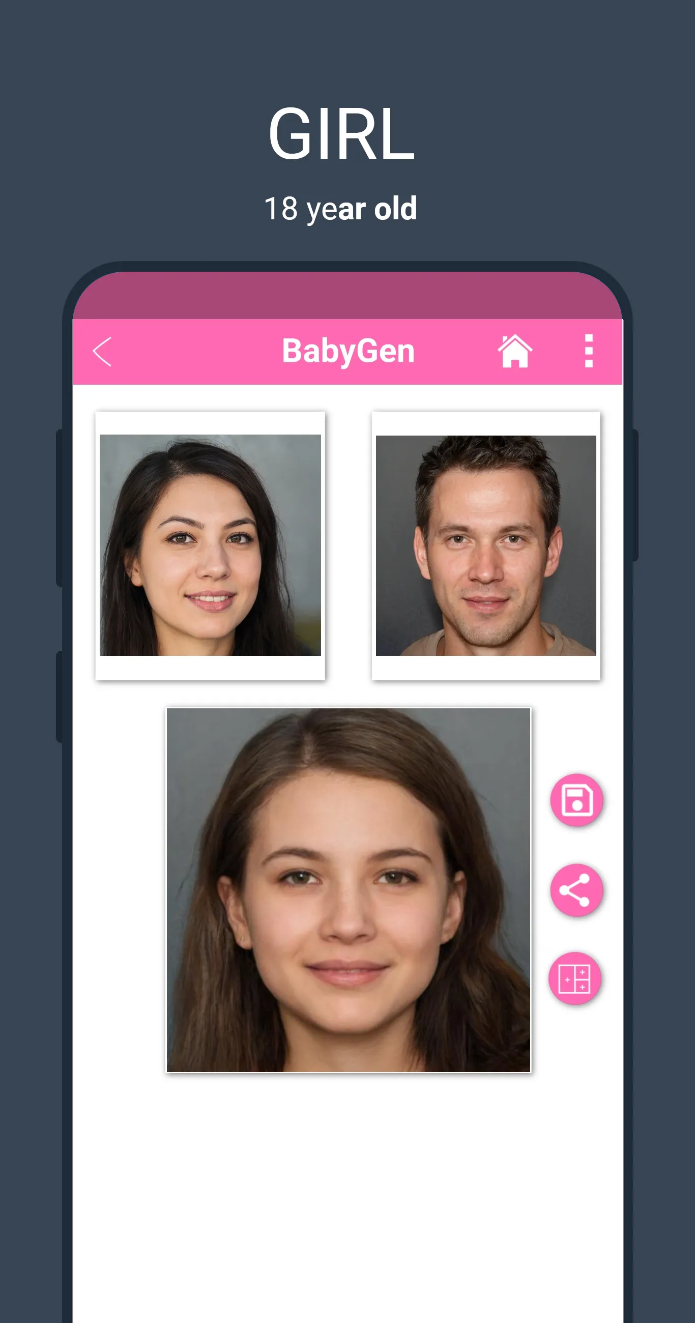 BabyGen  - Predict Baby Face | Indus Appstore | Screenshot