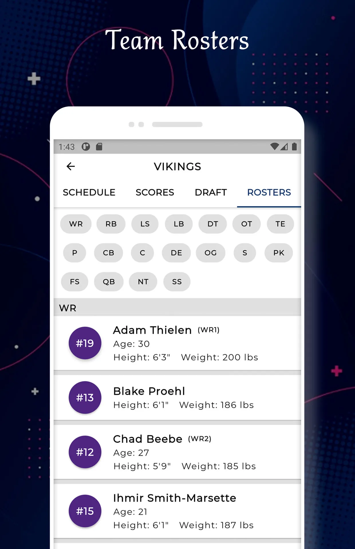 Minnesota - Football Livescore | Indus Appstore | Screenshot