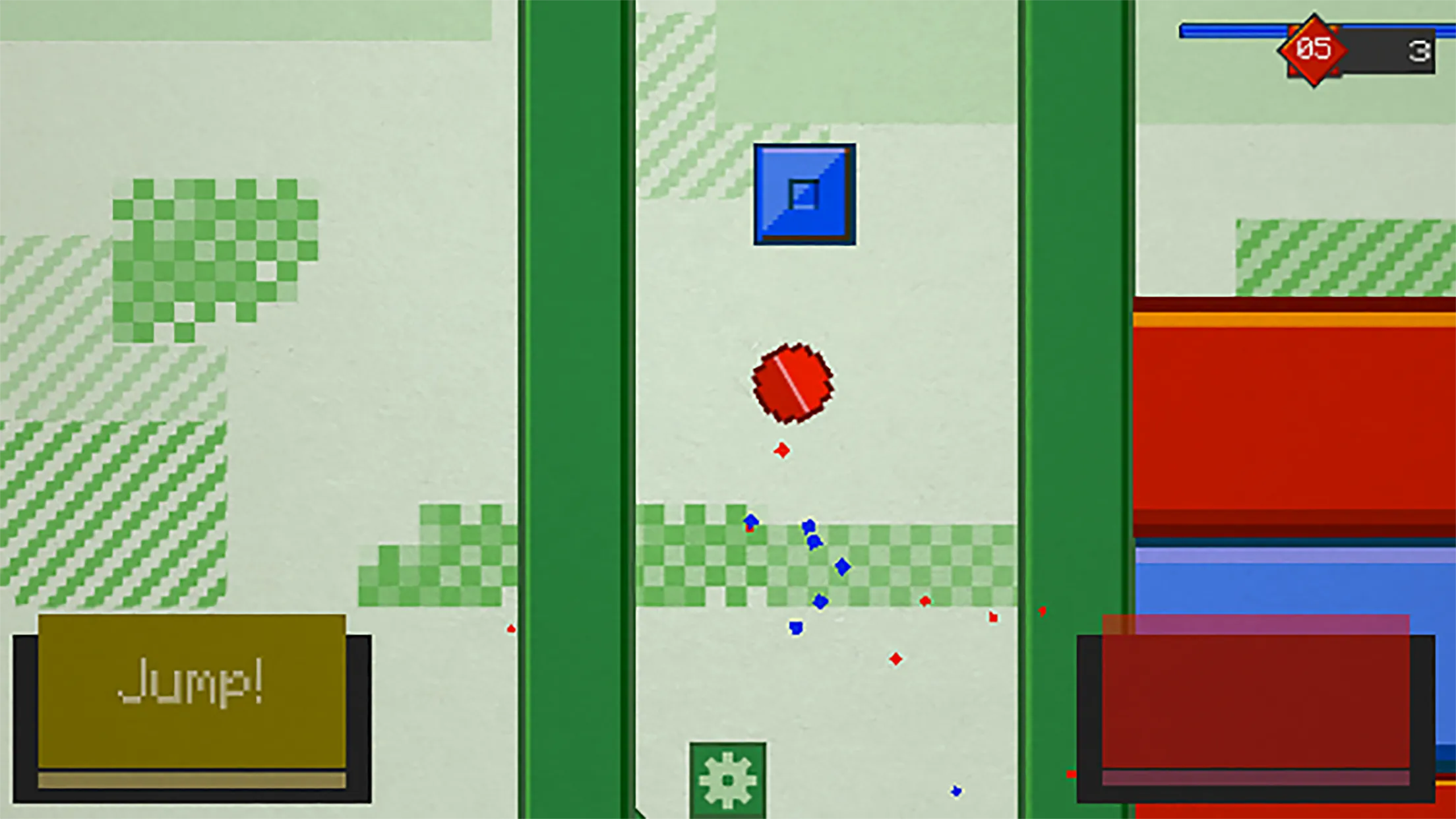 Blue red jump | Indus Appstore | Screenshot